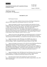 Permanent Council Decision No. 249