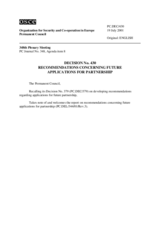 Permanent Council Decision No. 430