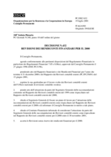 Permanent Council Decision No. 432 (it)