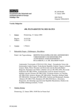 Journal of the 490th Plenary Meeting of the Permanent Council (de)