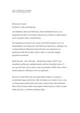 Speech by King Albert II of Belgium