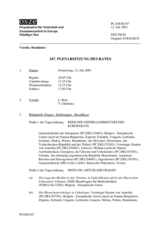 Journal of the 347th Plenary Meeting of the Permanent Council (de)