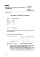 Journal of the 346th Plenary Meeting of the Permanent Council (it)