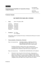 Journal of the 346th Plenary Meeting of the Permanent Council (es)