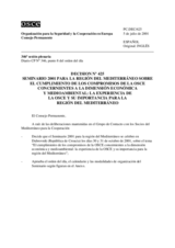 Permanent Council Decision No. 425 (es)