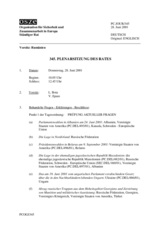 Journal of the 345th Plenary Meeting of the Permanent Council (de)