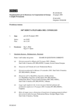 Journal of the 345th Plenary Meeting of the Permanent Council (it)