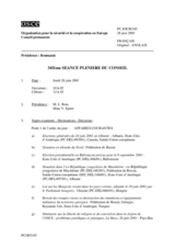 Journal of the 345th Plenary Meeting of the Permanent Council (fr)