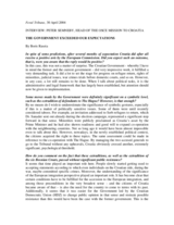 Interview with the Head of the OSCE Mission to Croatia, Feral Tribune