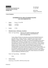 Journal of the 343rd Special Plenary Meeting of the Permanent Council (de)