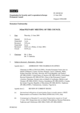 Journal of the 342nd Plenary Meeting of the Permanent Council