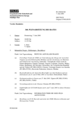 Journal of the 340th Plenary Meeting of the Permanent Council (de)