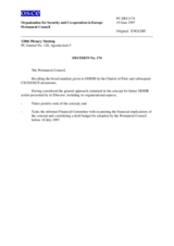 Permanent Council Decision No. 174