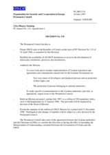 Permanent Council Decision No. 176