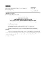 Permanent Council Decision No. 414