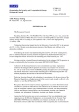 Permanent Council Decision No. 181