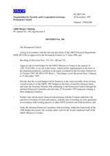 Permanent Council Decision No. 196