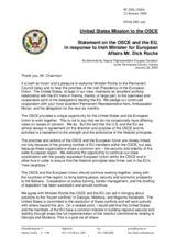 Statement by the delegation of the United States