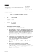 Journal of the 334th Plenary Meeting of the Permanent Council (fr)