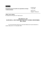 Permanent Council Decision No. 410 (fr)