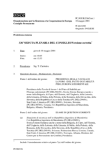 Journal of the 336th Plenary Meeting of the Permanent Council/Corrected reissue (it)