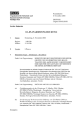 Journal of the 531st Plenary Meeting of the Permanent Council (de)