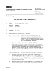 Journal of the 531st Plenary Meeting of the Permanent Council (es)