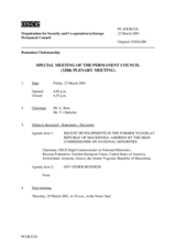 Journal of the 328th Special Plenary Meeting of the Permanent Council