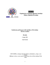 The Ombudsman Institution in Croatia:  An Expert Analysis (hr)