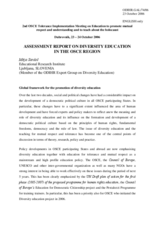 Assessment report on diversity education in the OSCE region