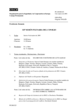 Journal of the 325th Plenary Meeting of the Permanent Council (es)