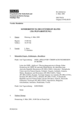 Journal of the 324th Special Plenary Meeting of the Permanent Council (de)