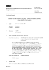 Journal of the 324th Special Plenary Meeting of the Permanent Council (es)