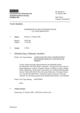 Journal of the 321st Special Plenary Meeting of the Permanent Council (de)