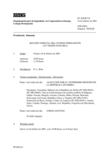 Journal of the 321st Special Plenary Meeting of the Permanent Council (es)