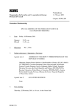 Journal of the 321st Special Plenary Meeting of the Permanent Council