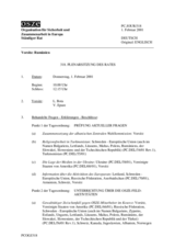 Journal of the 318th Plenary Meeting of the Permanent Council (de)