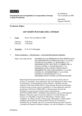 Journal of the 634th Plenary Meeting of the Permanent Council (es)