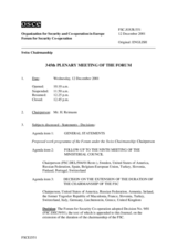 Journal of the 345th Plenary Meeting of the Forum for Security Co-operation