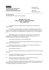 Forum for Security Co-operation Decision No. 9/01 (de)