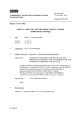 Journal of the 638th Special Plenary Meeting of the Permanent Council