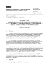 Forum for Security Co-operation Decision No. 8/01 (fr)