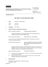 Journal of the 340th Plenary Meeting of the Forum for Security Co-operation (it)