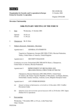 Journal of the 340th Plenary Meeting of the Forum for Security Co-operation