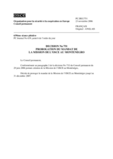 Permanent Council Decision No. 751 (fr)