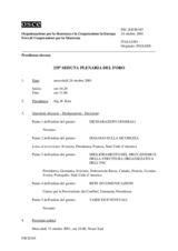 Journal of the 339th Plenary Meeting of the Forum for Security Co-operation (it)