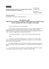Forum for Security Co-operation Decision No. 5/01 (it)