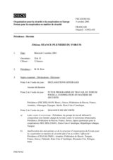Journal of the 336th Plenary Meeting of the Forum for Security Co-operation (fr)