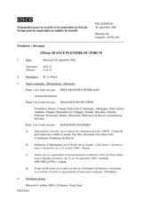 Journal of the 335th Plenary Meeting of the Forum for Security Co-operation (fr)