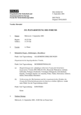 Journal of the 333rd Plenary Meeting of the Forum for Security Co-operation (de)